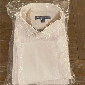 White Tuxedo Shirt Brand New